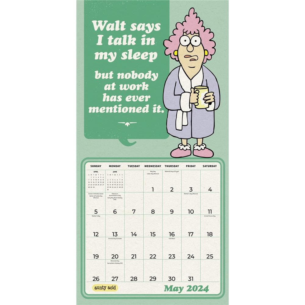 Aunty Acid 2024 Wall Calendar - Online Exclusive product image