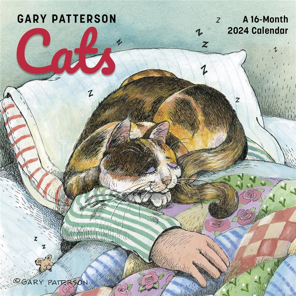 Cats Gary Pattersons 2024 Mini Calendar product Image
