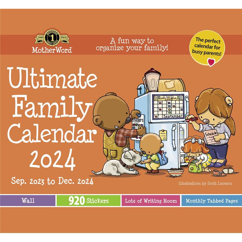 Motherword 2024 Tabbed Wall Calendar product image