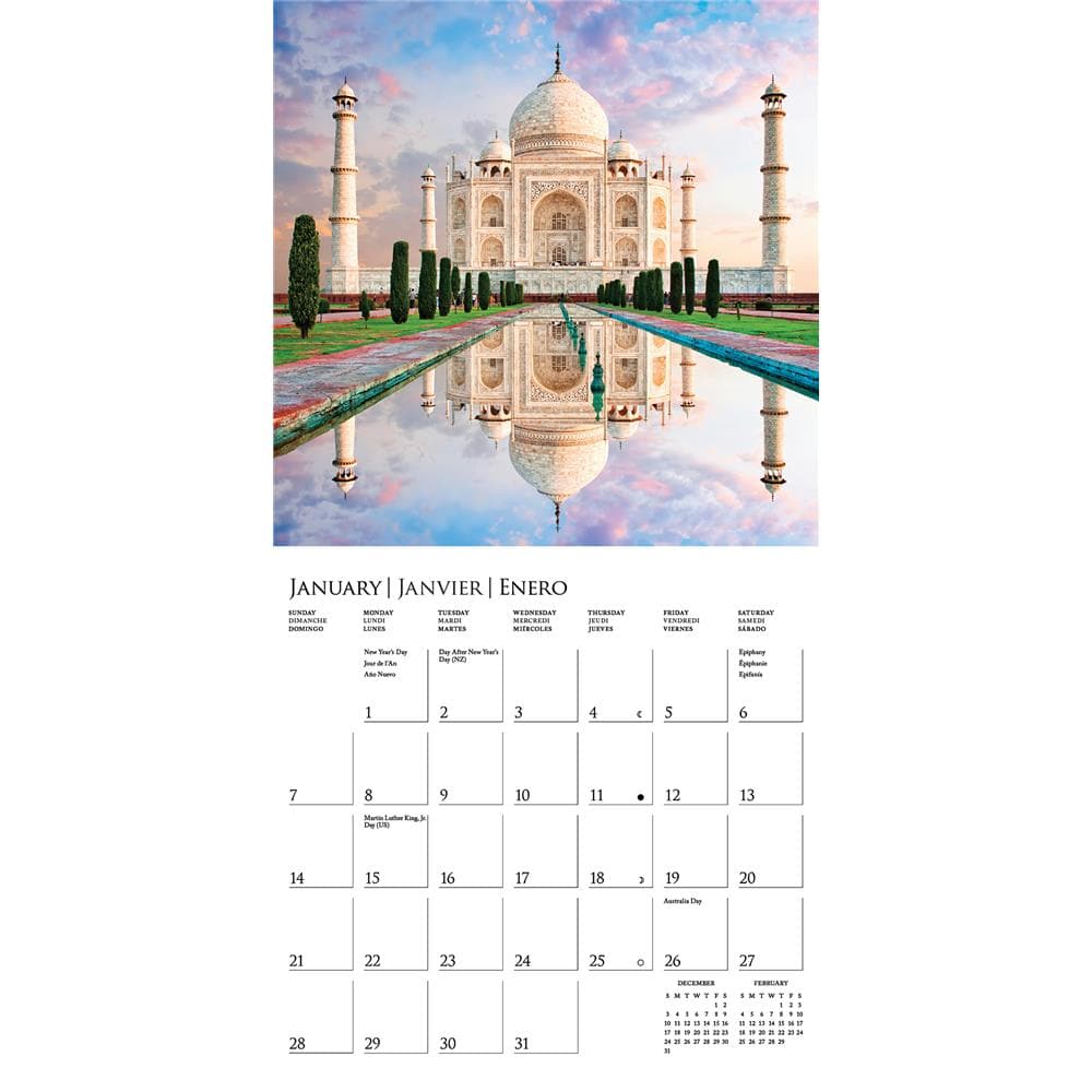 Wonders of the World 2024 Mini Calendar  product image
