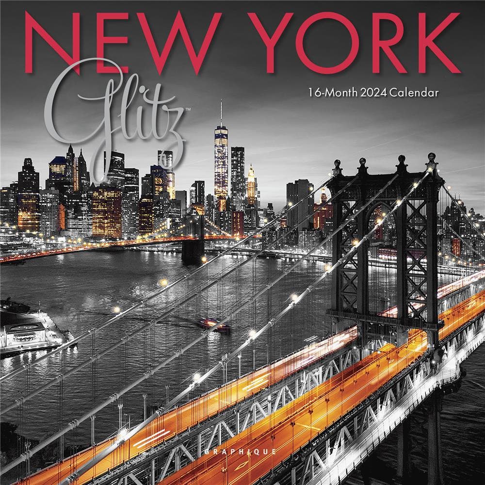 New York Glitz 2024 Mini Calendar product image