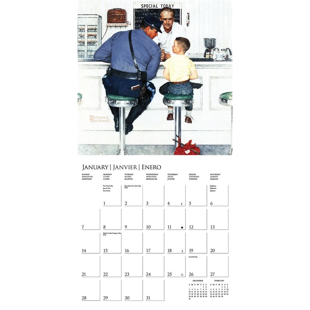 Saturday Evening Post 2024 Wall Calendar product image