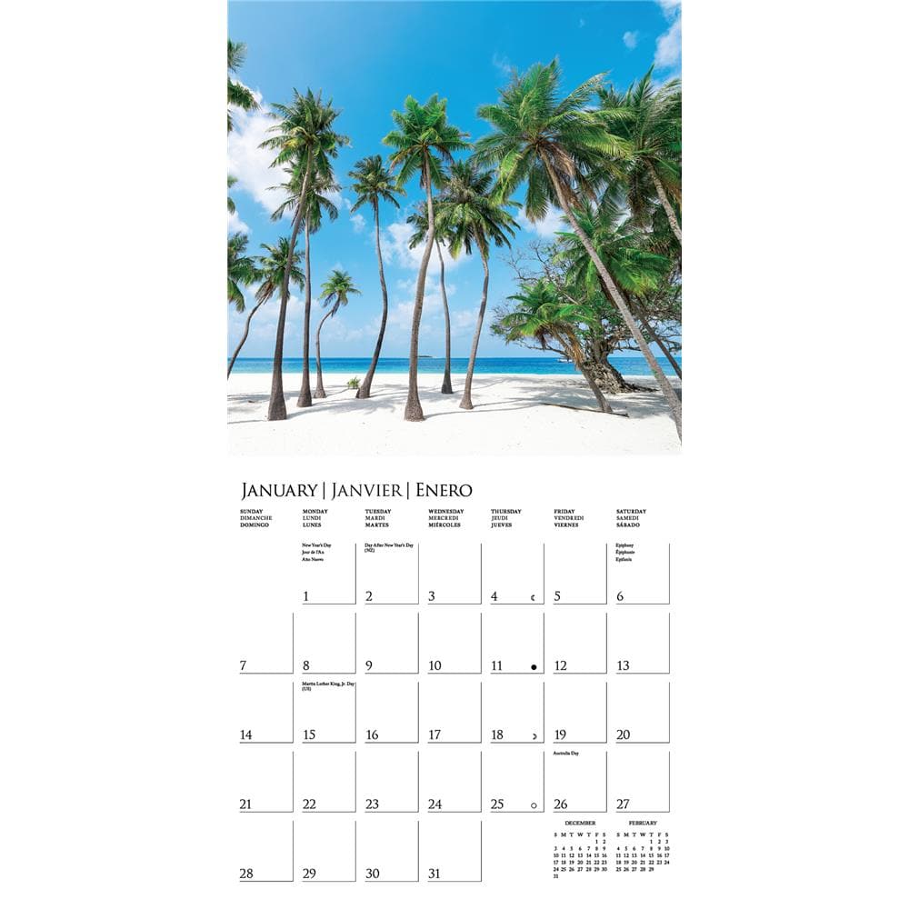 Island Paradise 2024 Wall Calendar product image