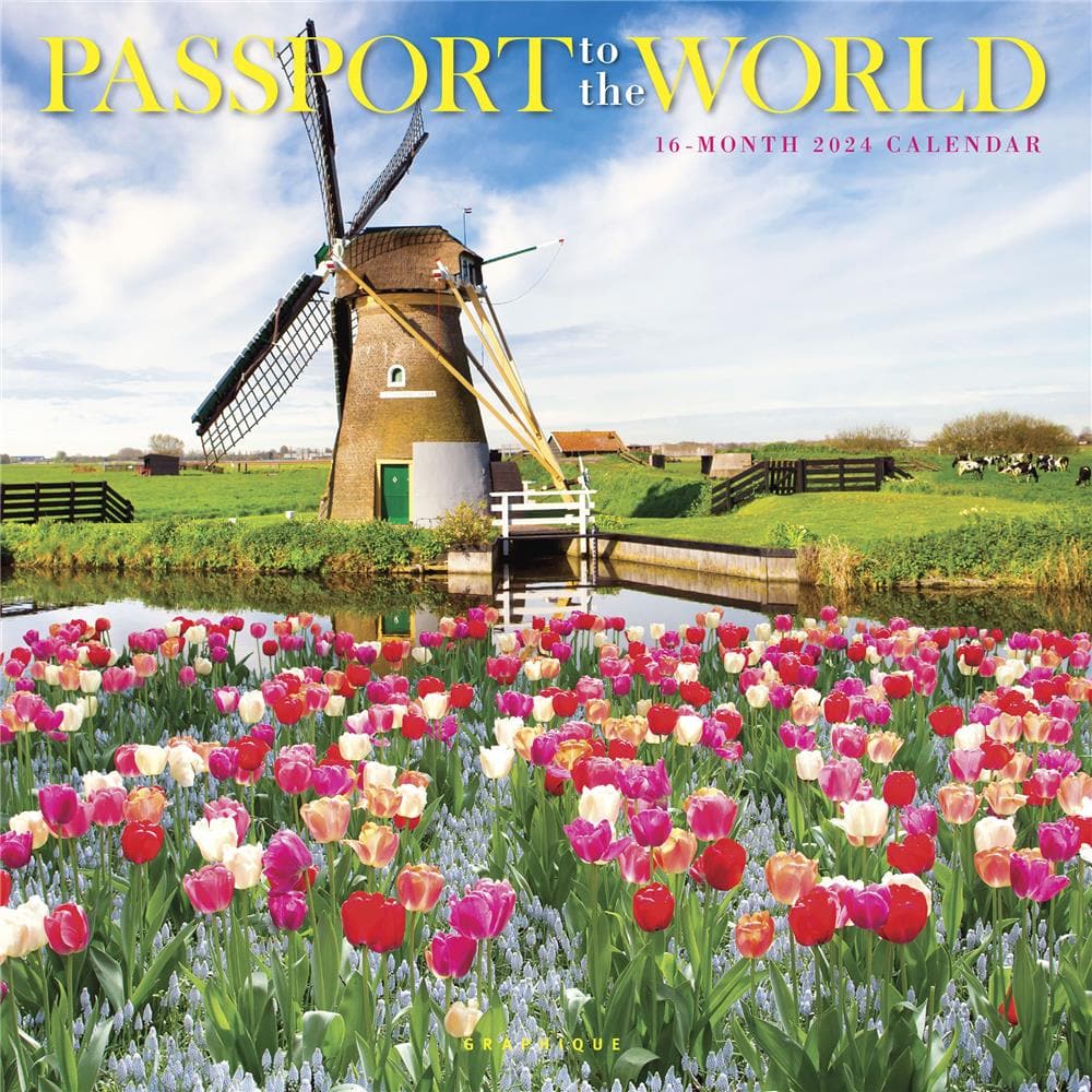 Passports to the World 2024 Wall Calendar product image