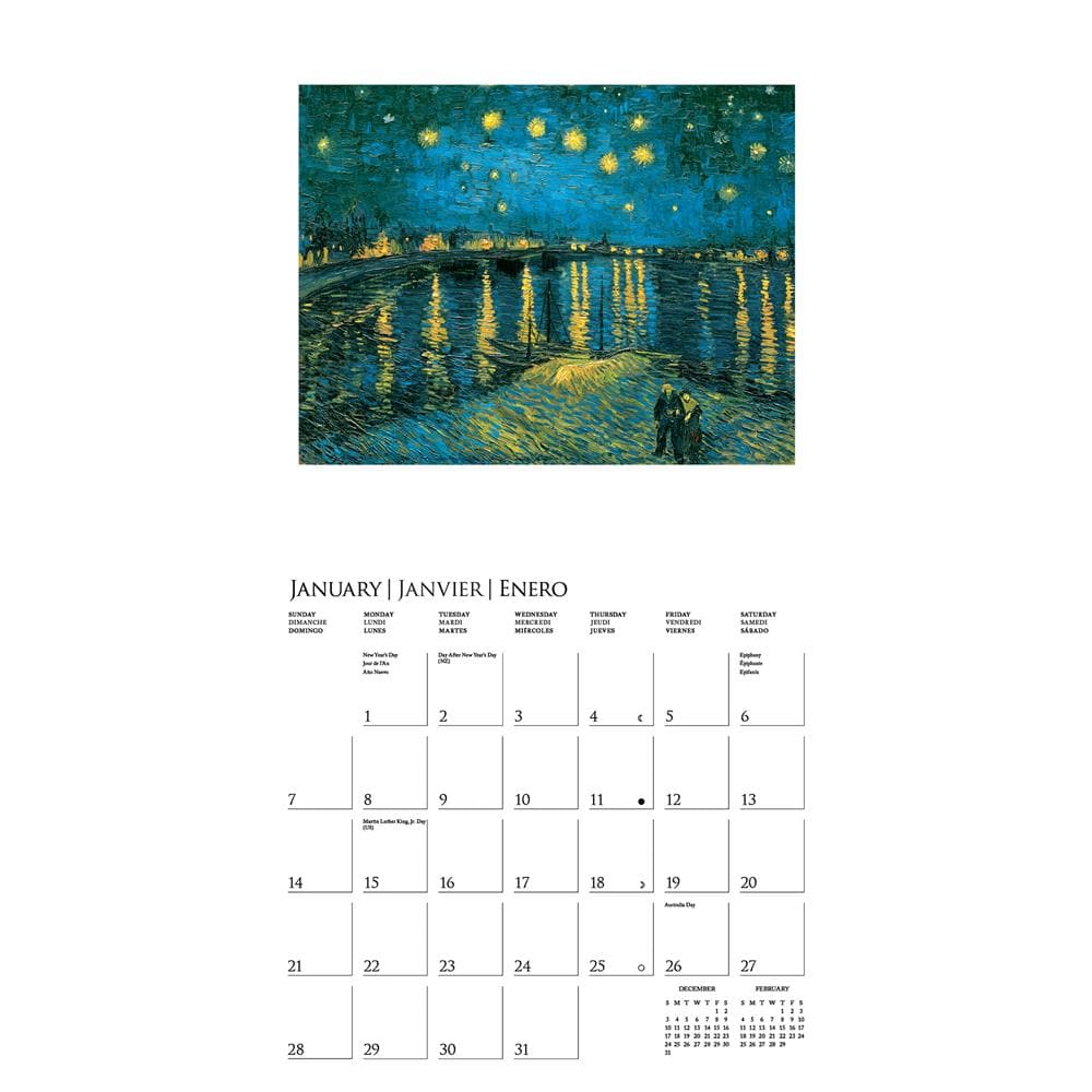 van Gogh 2024 Wall Calendar product image
