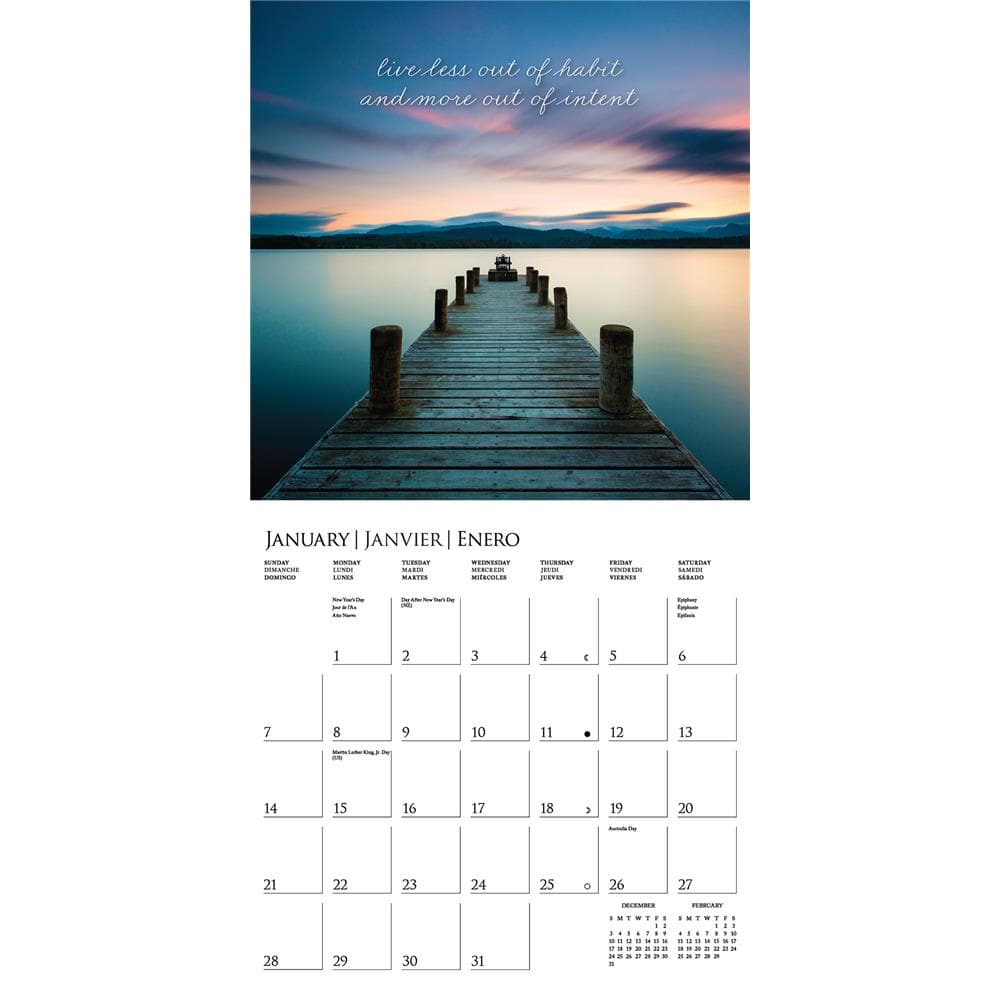 Serenity 2024 Wall Calendar product image