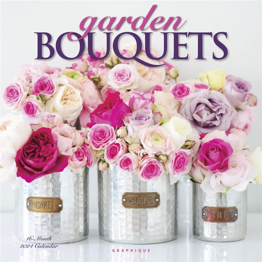 Garden Bouquets 2024 Wall Calendar product image