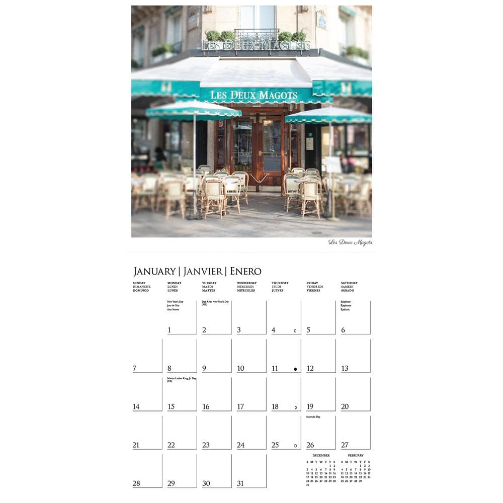 A Parisian Life 2024 Wall Calendar product image