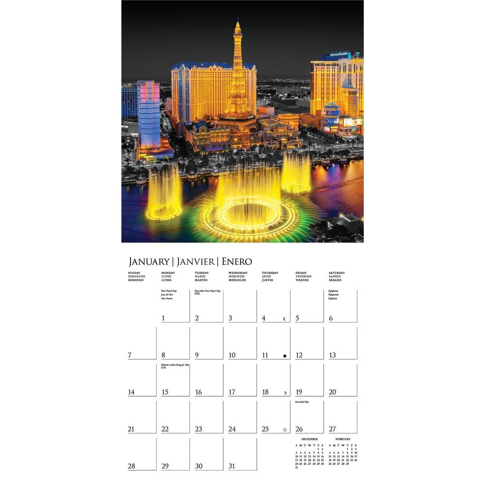 Vegas Glitz 2024 Wall Calendar product image