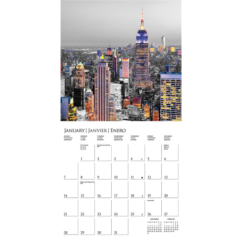 New York Glitz 2024 Wall Calendar product image