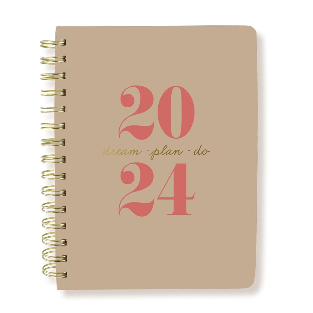 Typographic Taupe 2024 Engagement Calendar  product image