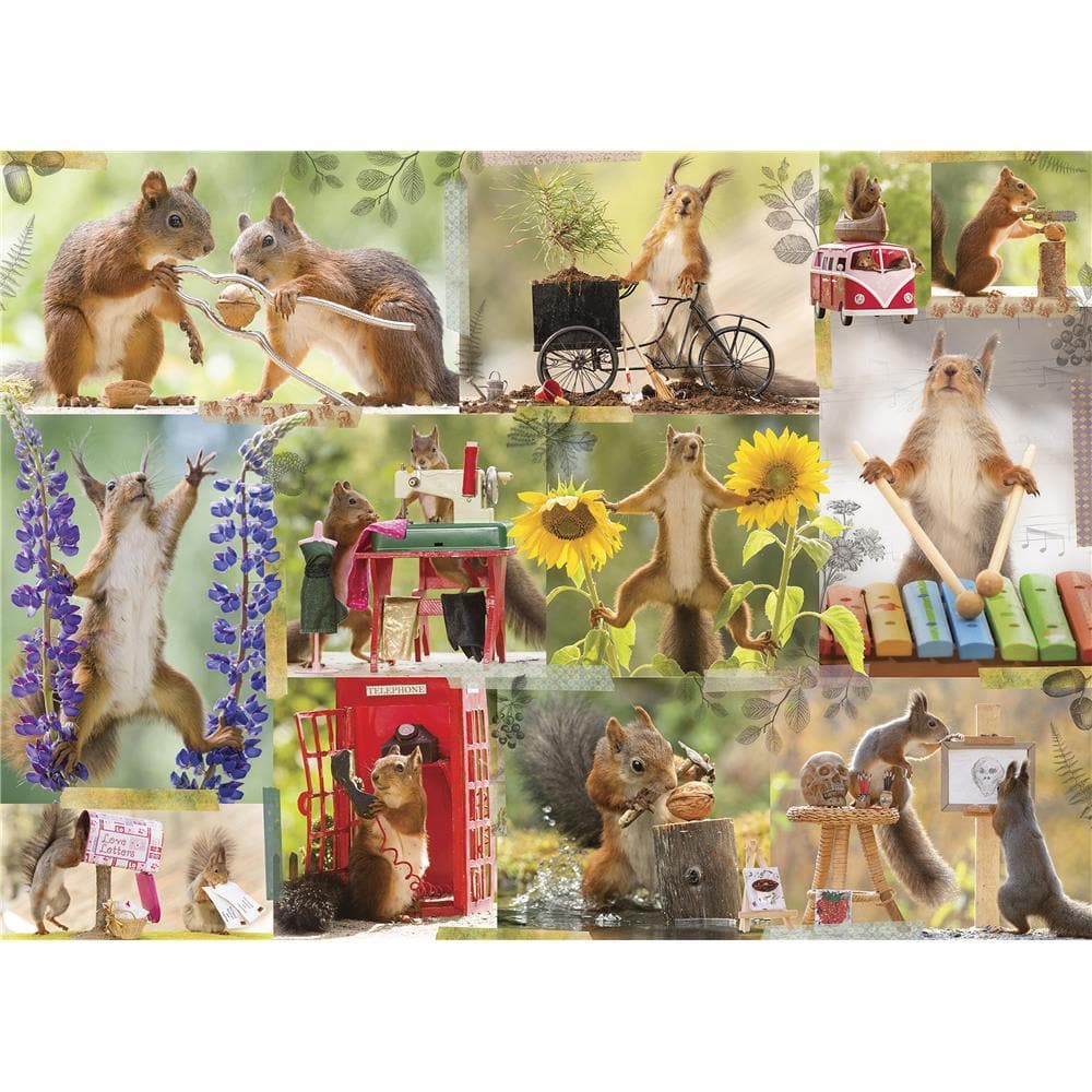 Getting Squirrelly Jigsaw Puzzle (1000 Piece) product image