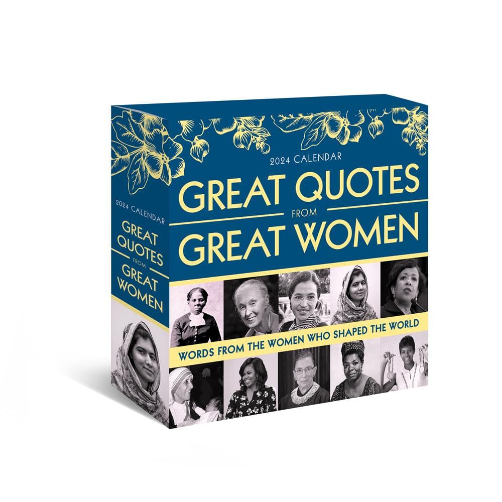 Great Quotes From Great Women 2024 Box Calendar  product image