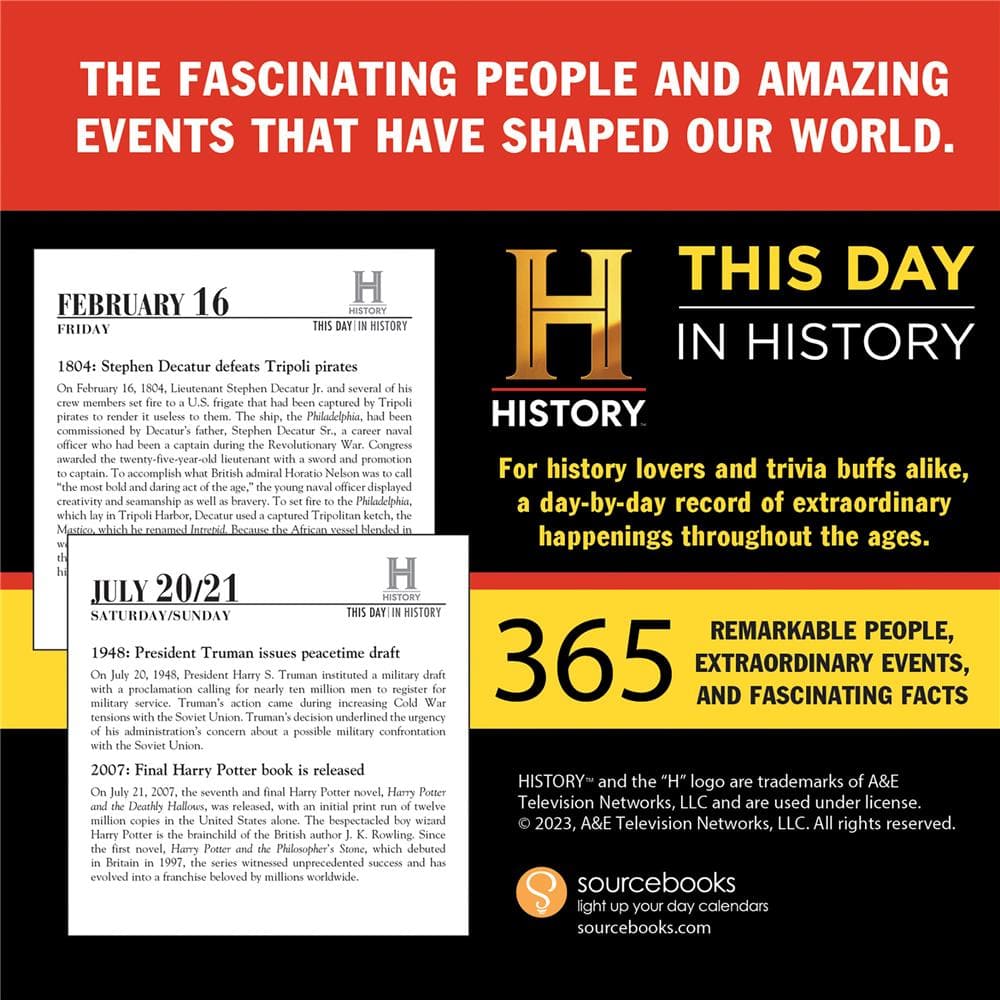 This Day in History 2024 Box Calendar product image