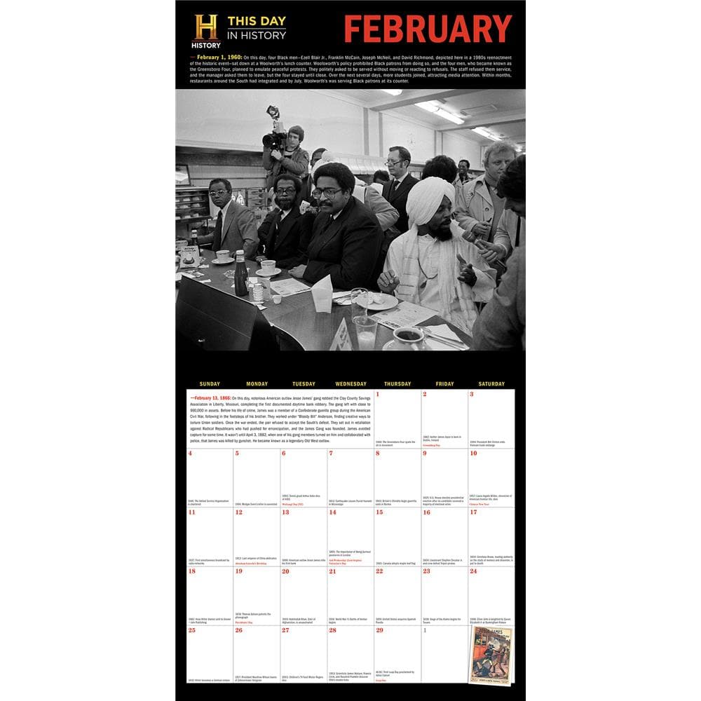 History Channel This Day in History 2024 Wall Calendar product image