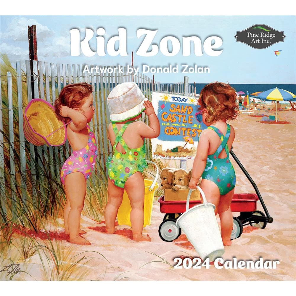 Kid Zone 2024 Wall Calendar - Online Exclusive product image