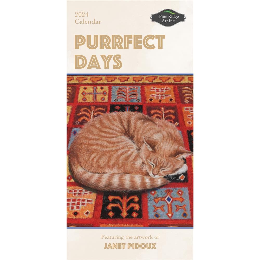 Purrfect Days 2024 Slim Calendar product image