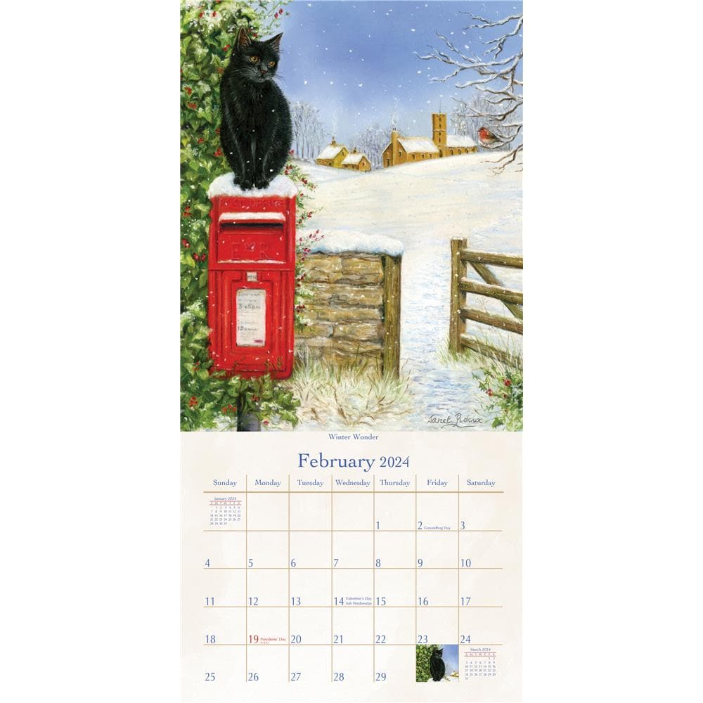Purrfect Days 2024 Slim Calendar product image