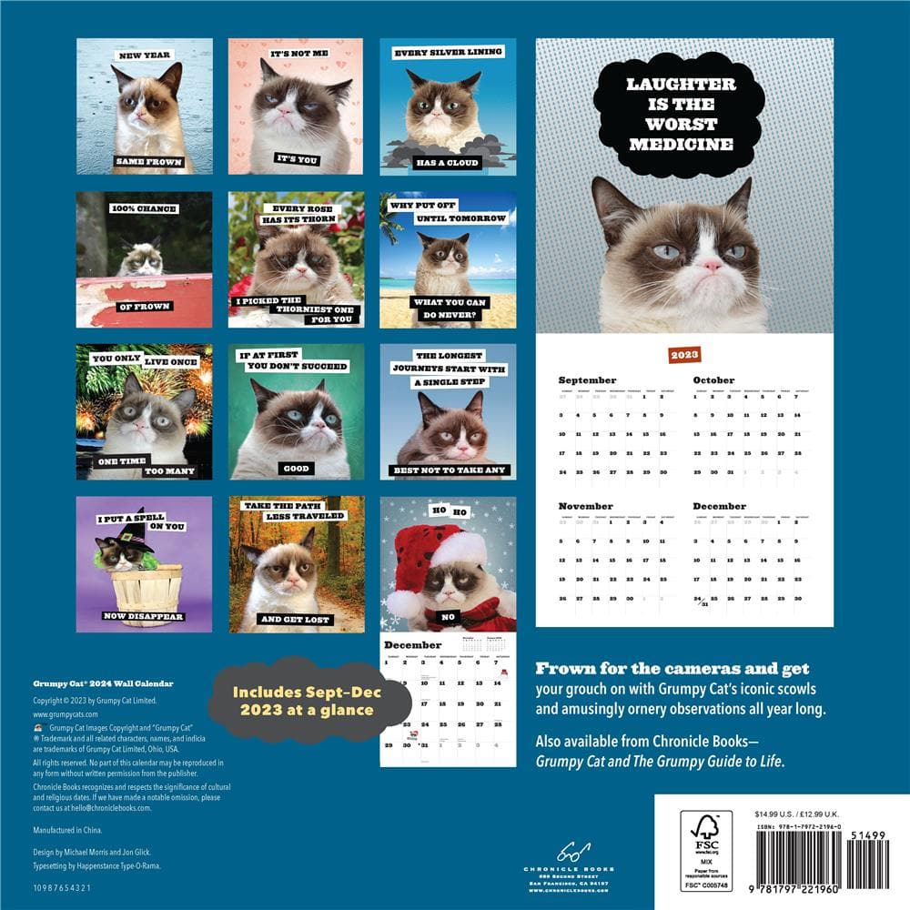 Grumpy Cat 2024 Wall Calendar product image