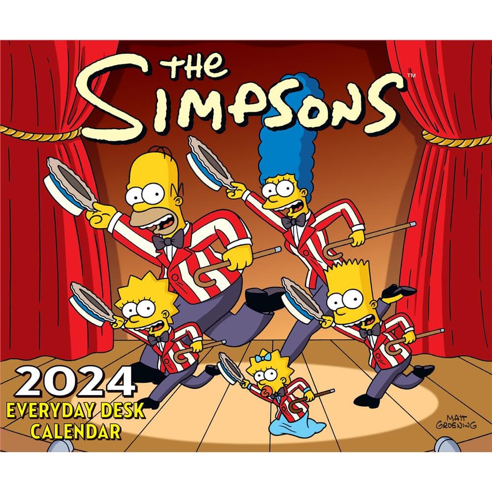 Simpsons 2024 Box Calendar product image