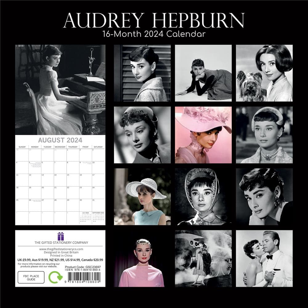 Audrey Hepburn 2024 Wall Calendar product image