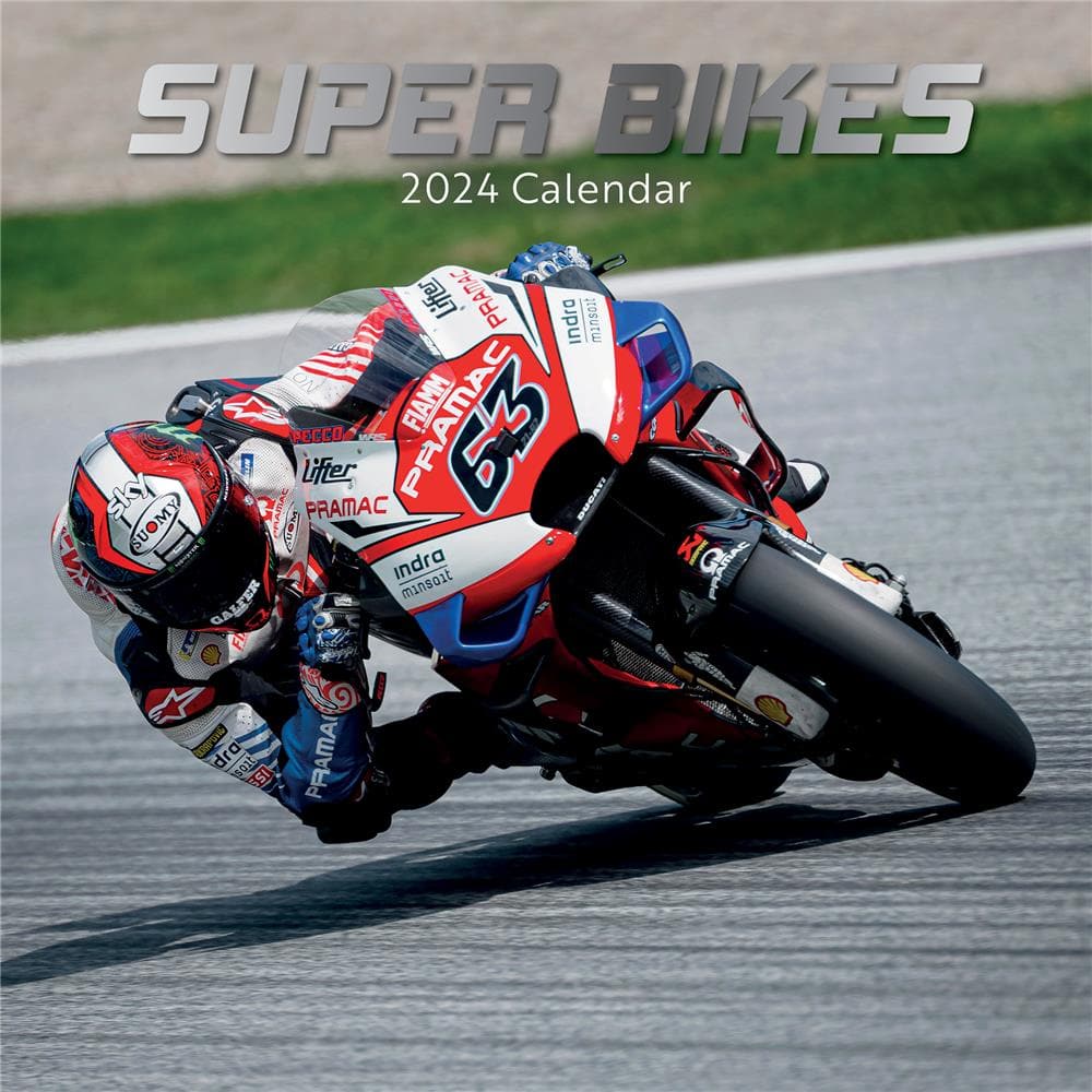 Super Bikes 2024 Wall Calendar product image