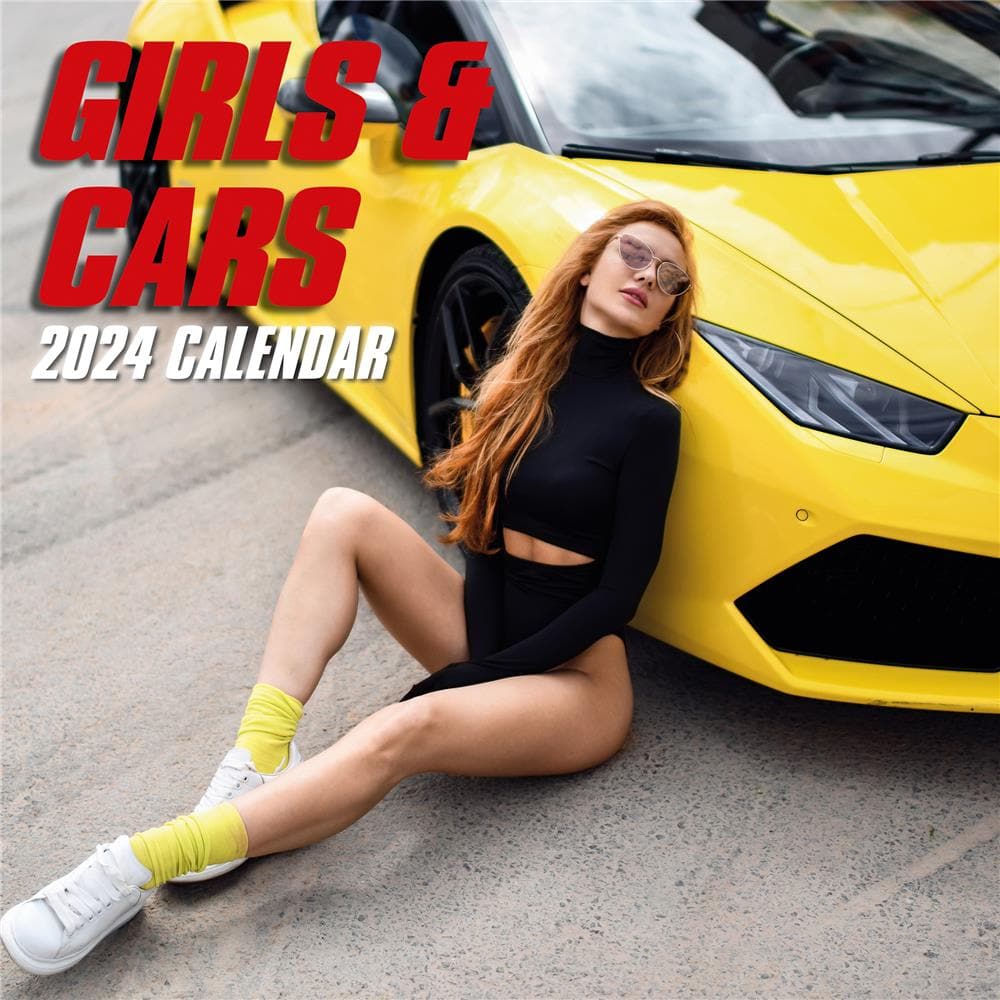 Girls and Cars 2024 Wall Calendar product image