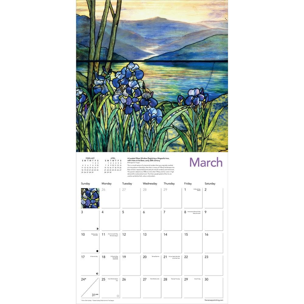 Tiffany 2024 Wall Calendar product image