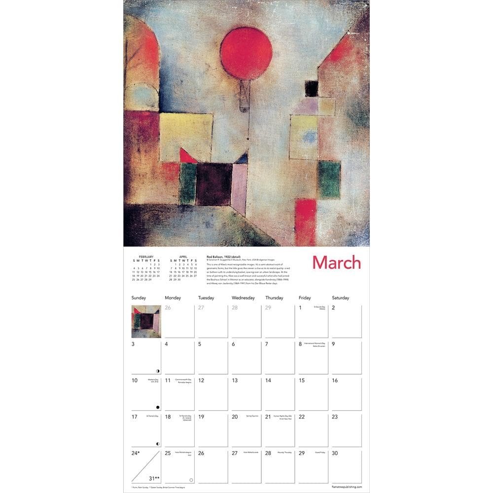 Paul Klee 2024 Wall Calendar  product image