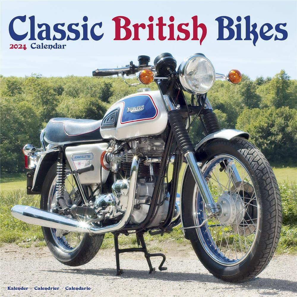 Classic British Bikes 2024 Wall Calendar product image