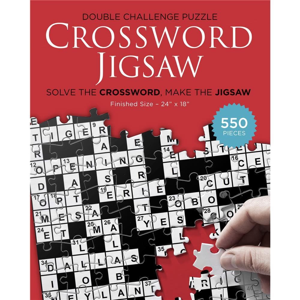 Crossword Jigsaw Puzzle and Game Original (550 Piece)