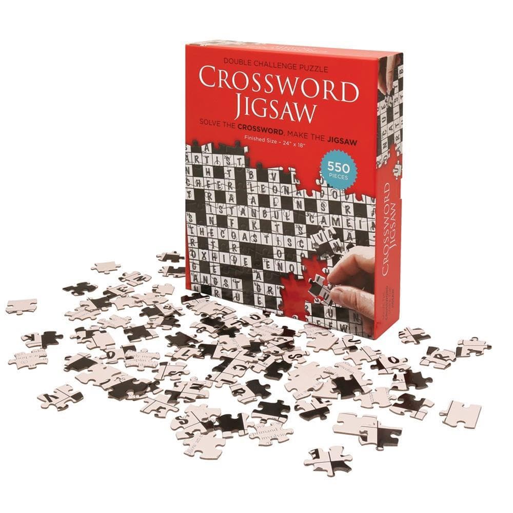 Crossword Jigsaw Puzzle and Game Original (550 Piece)