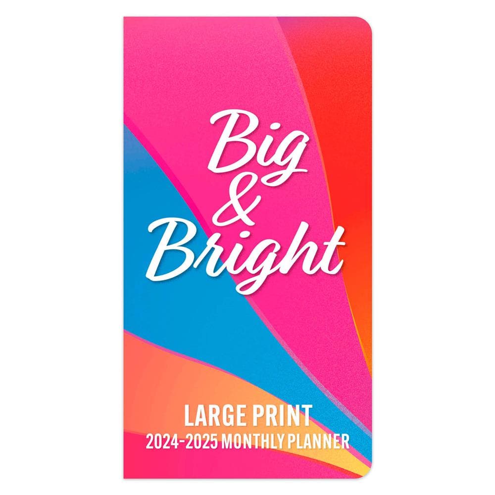 Big and Bright Large Print 2024 2 yr Pocket Planner Calendar product image
