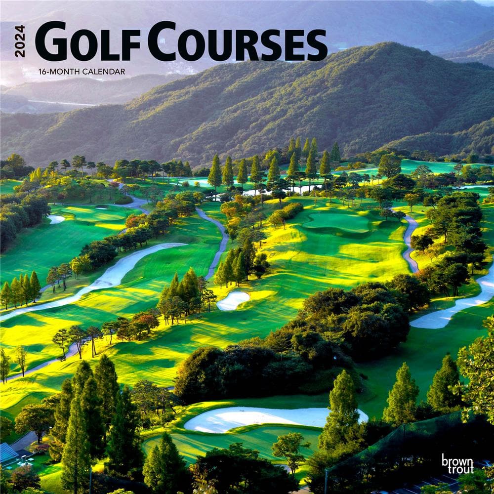 Golf Courses 2024 Wall Calendar product image