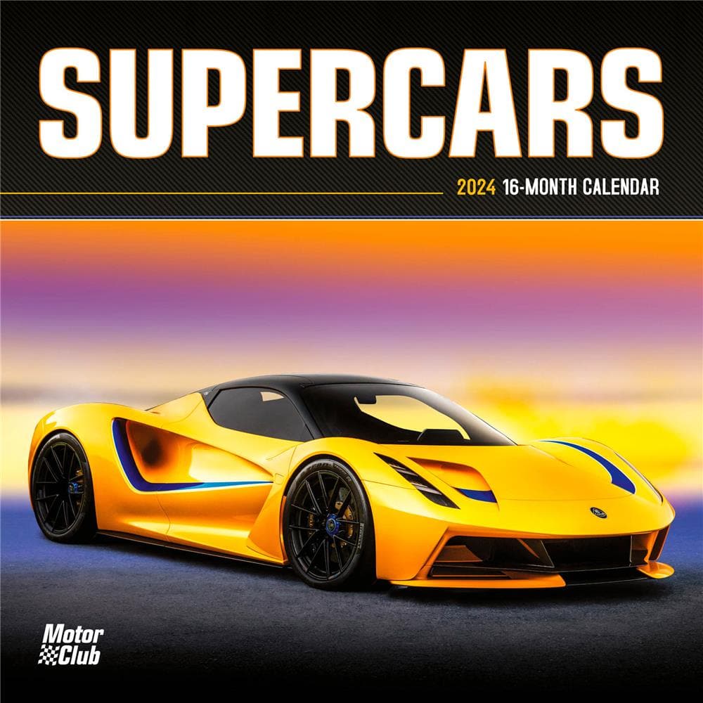 Supercars 2024 Mini Calendar product image
