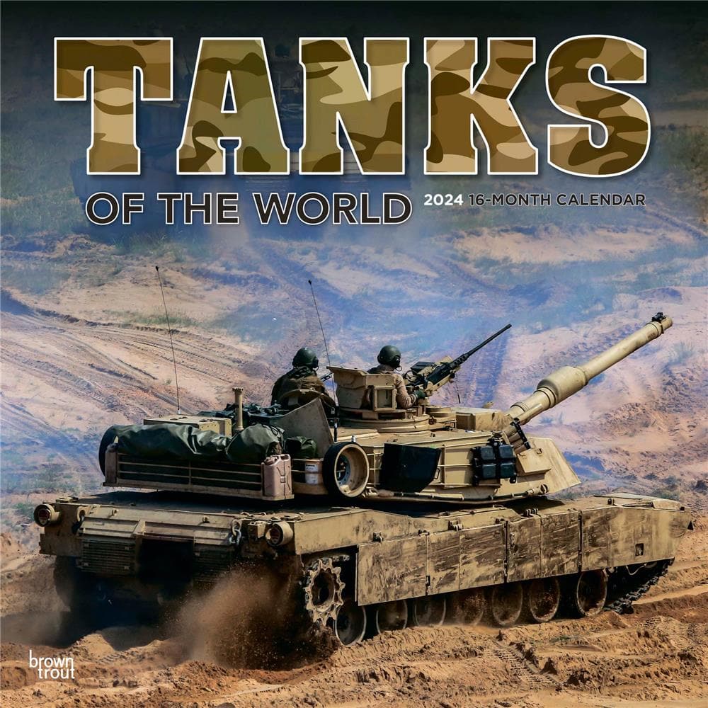 Tanks of the World 2024 Wall Calendar product image