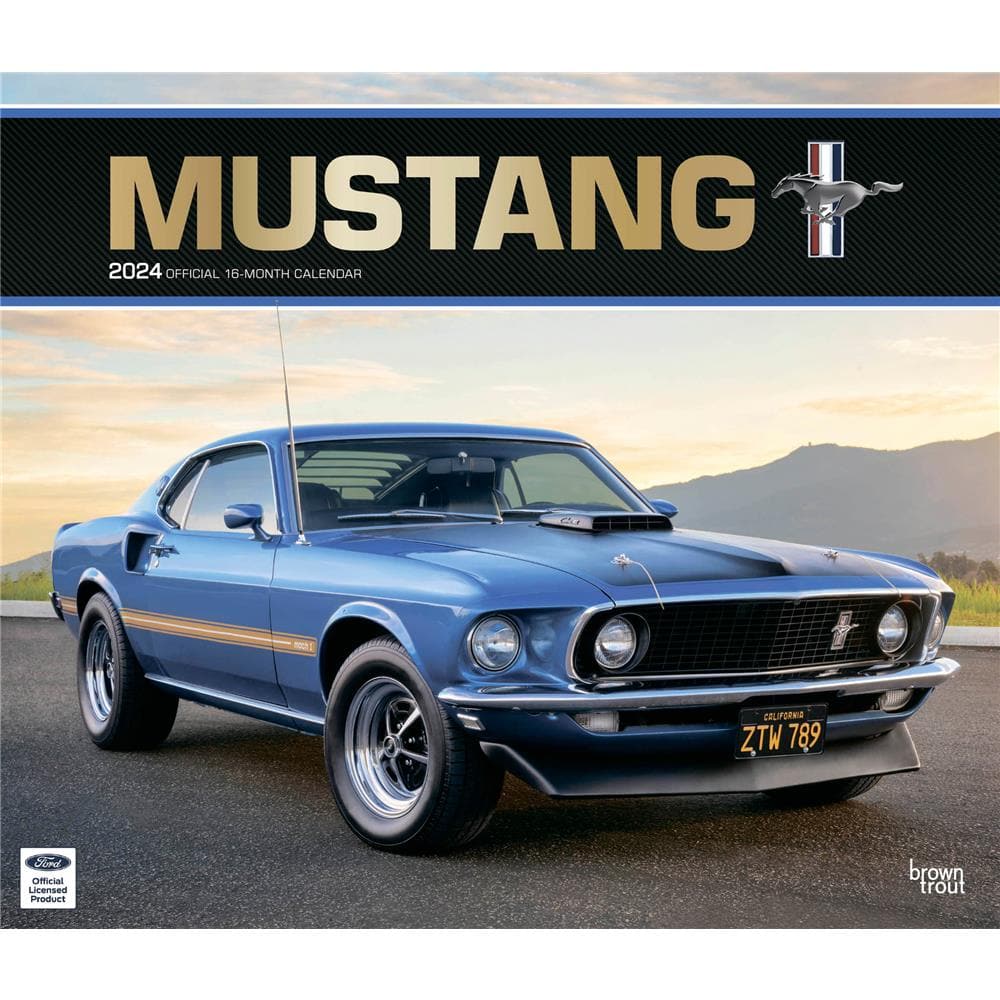 Mustang Deluxe 2024 Wall Calendar product image