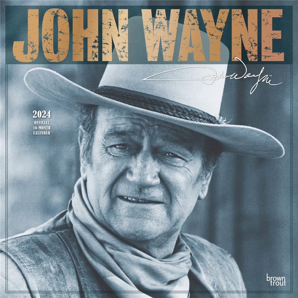 John Wayne 2024 Wall Calendar product image