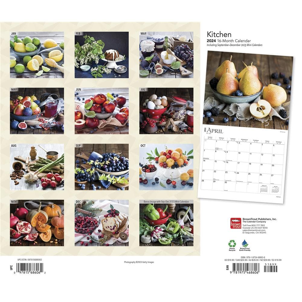 Kitchen 2024 Deluxe Wall Calendar product image