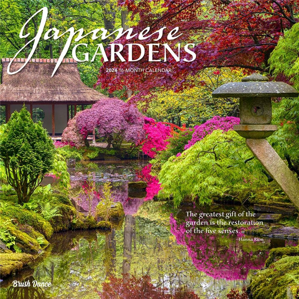Japanese Gardens 2024 Wall Calendar product image
