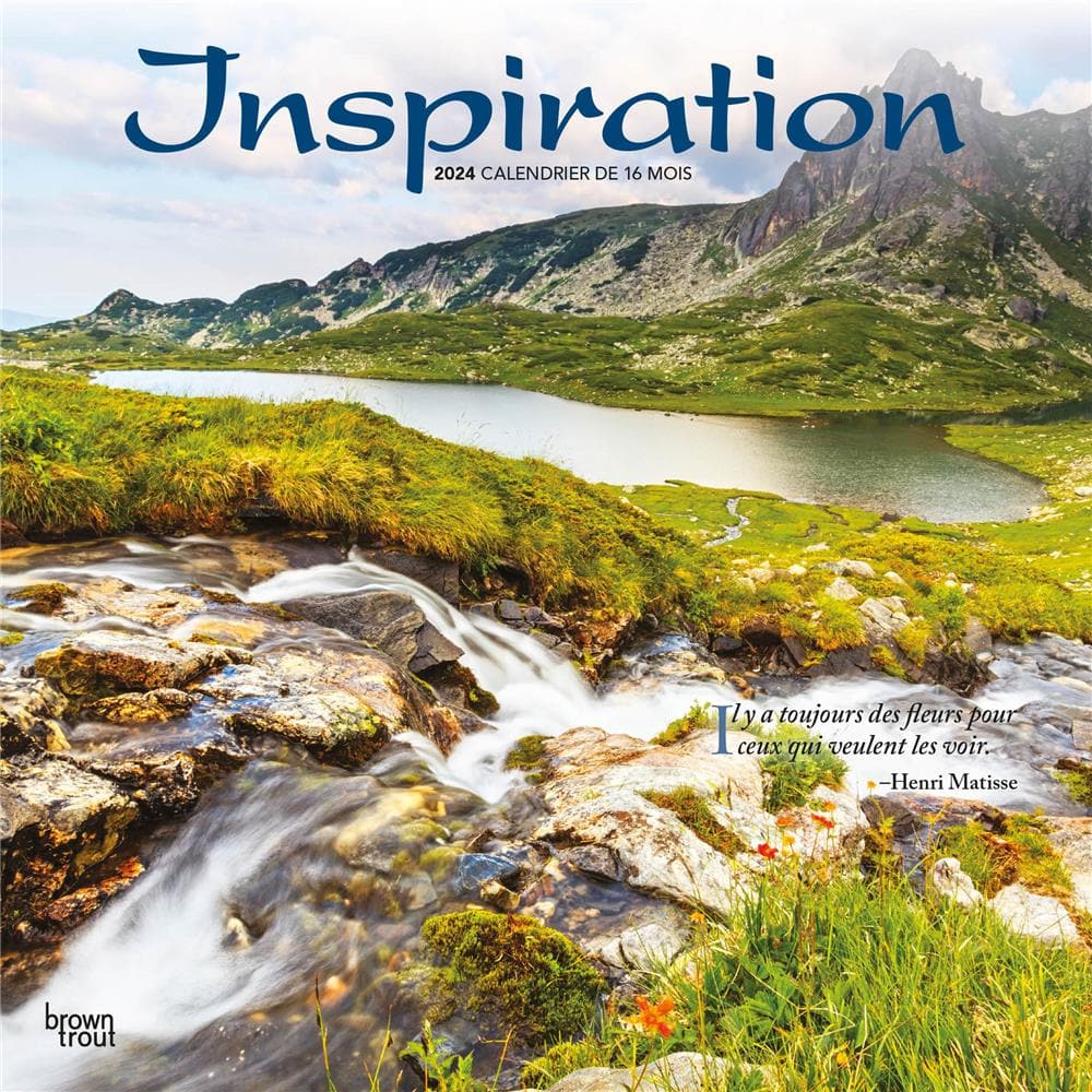 Inspiration 2024 Wall Calendar (French) product image