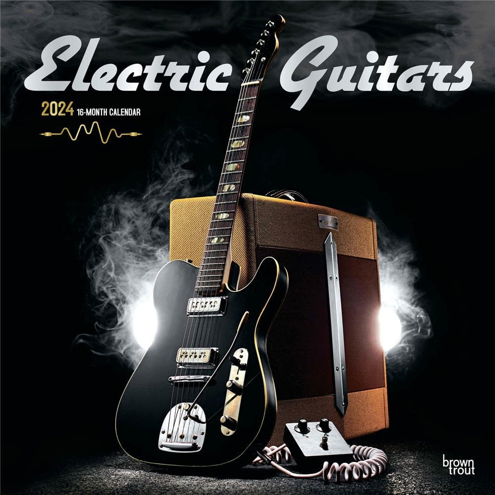 Electric Guitars 2024 Wall Calendar product image