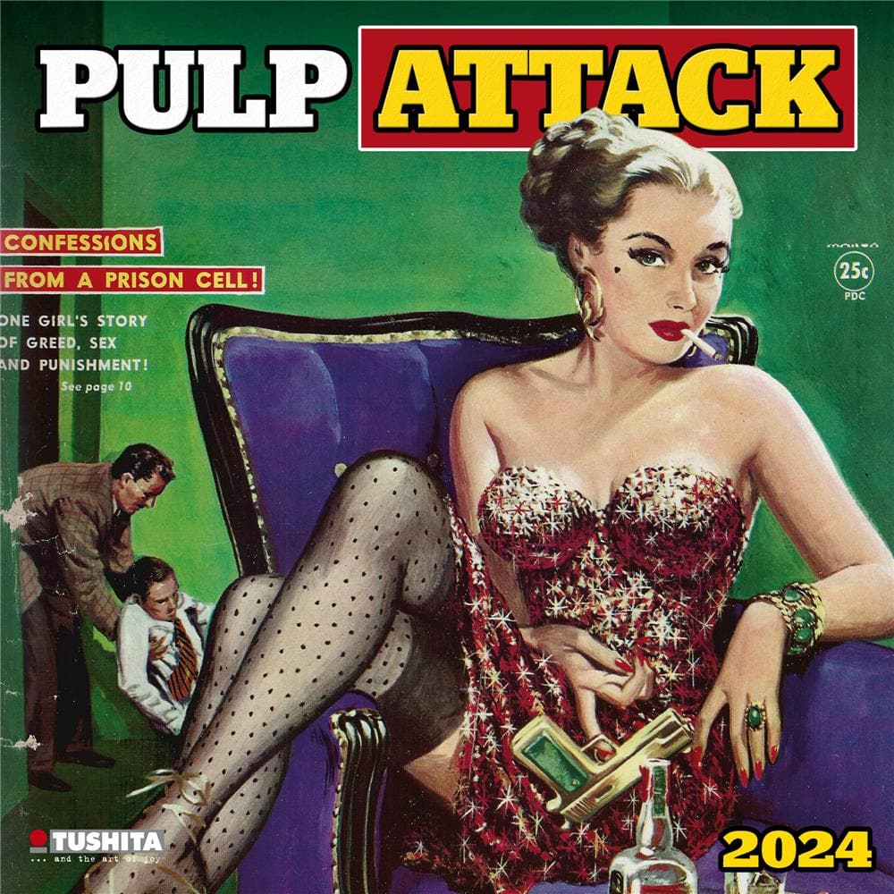 Pulp Attack 2024 Wall Calendar  product image