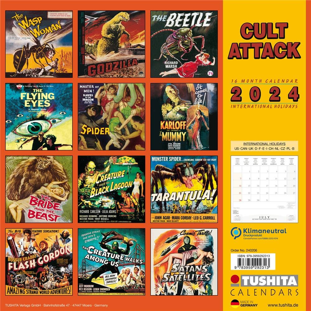 Cult Attack 2024 Wall Calendar  product image