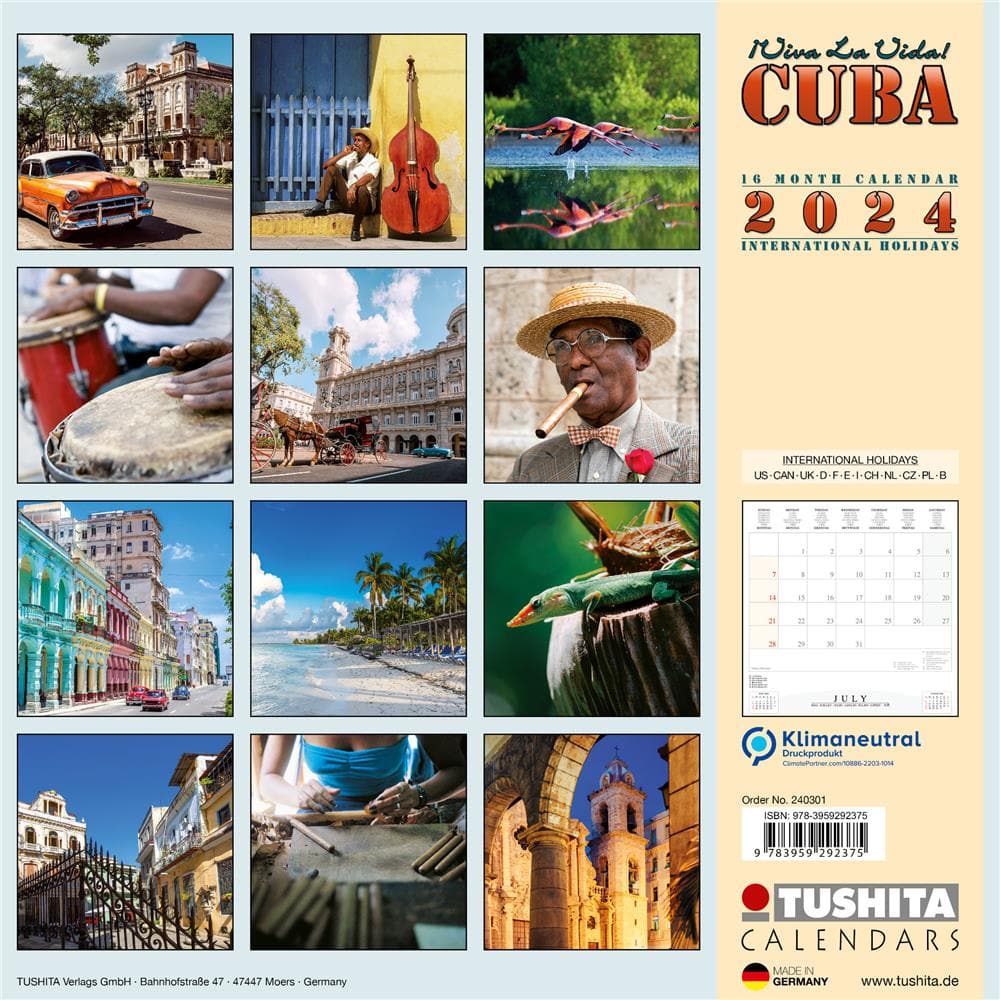 Viva la viva Cuba 2024 Wall Calendar  product image