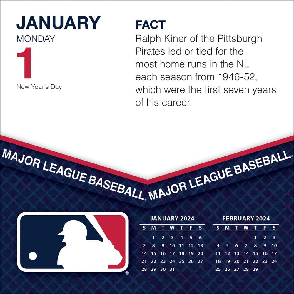 MLB All Team 2024 Box Calendar  product image