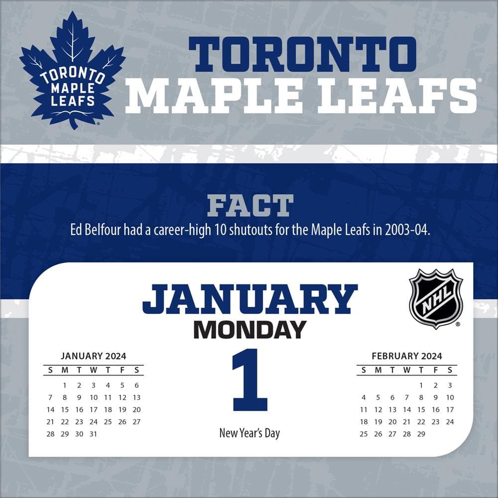 NHL Toronto Maple Leafs 2024 Box Calendar product image