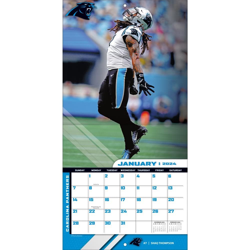 NFL Carolina Panthers 2024 Wall Calendar  product image