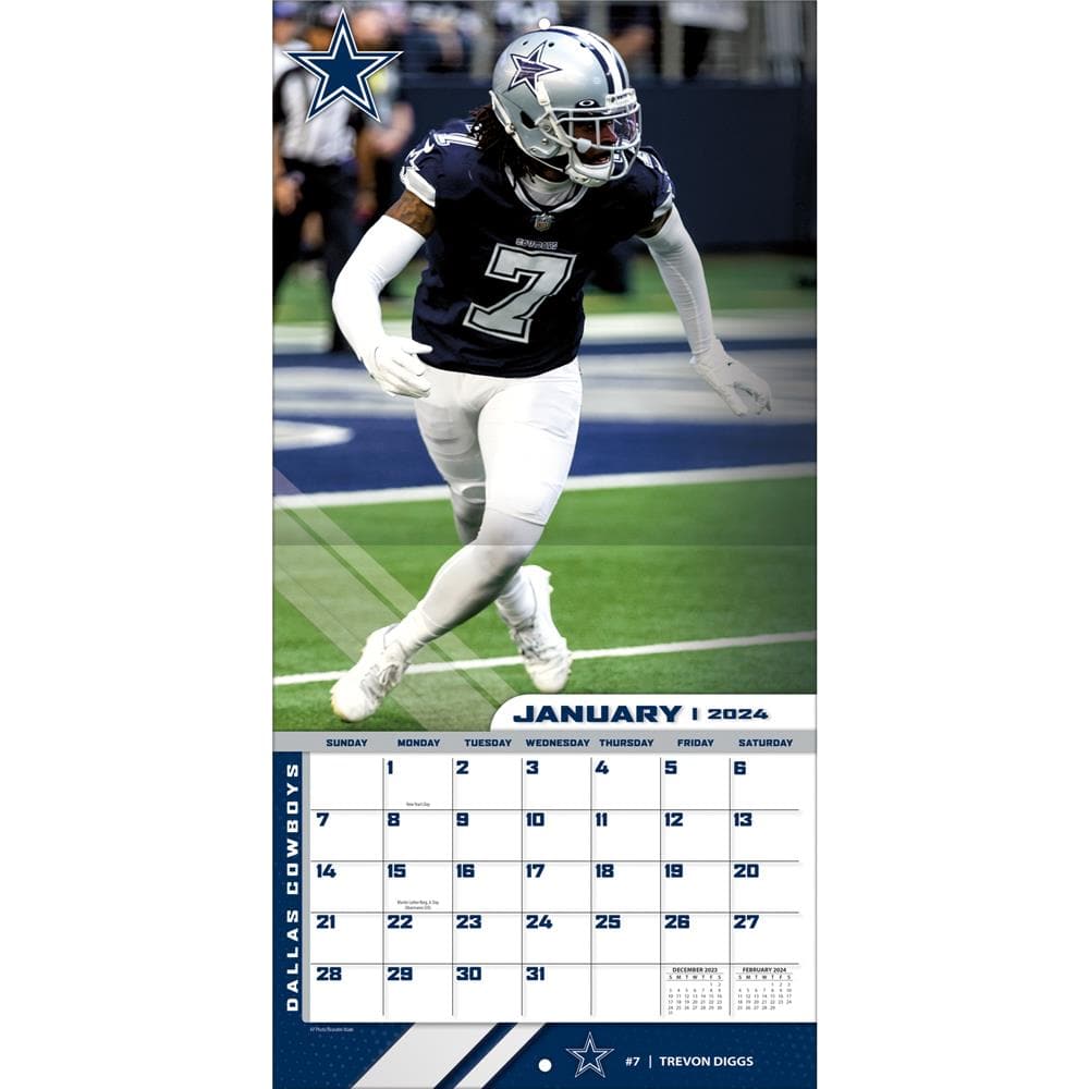 NFL Dallas Cowboys 2024 Wall Calendar product image