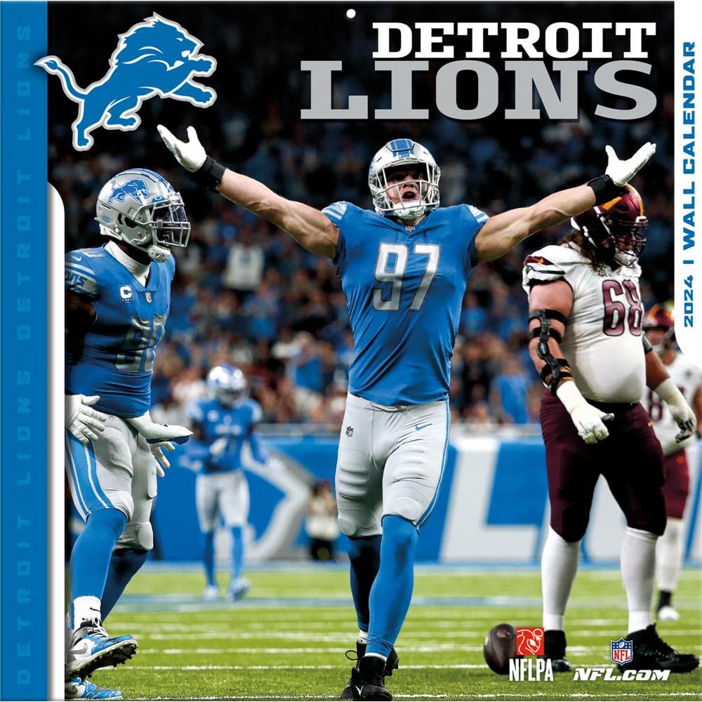 NFL Detroit Lions 2024 Wall Calendar product image